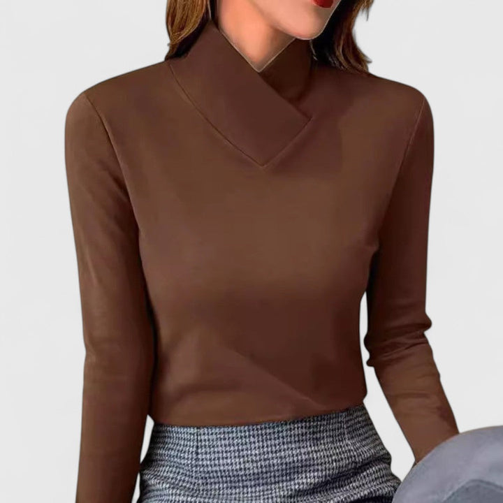 Sabrina | Clear | Elegant Fit with Collar