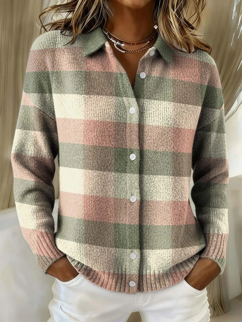 Emma | Pastel Check Jumper