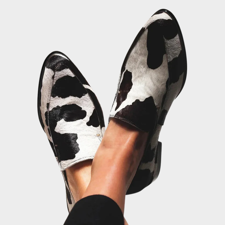 Becca - Printed Moccasin Shoes