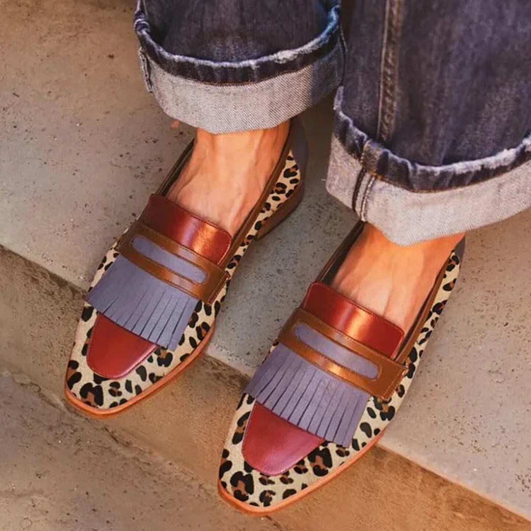 Zelda - Elegant Leopard Loafers