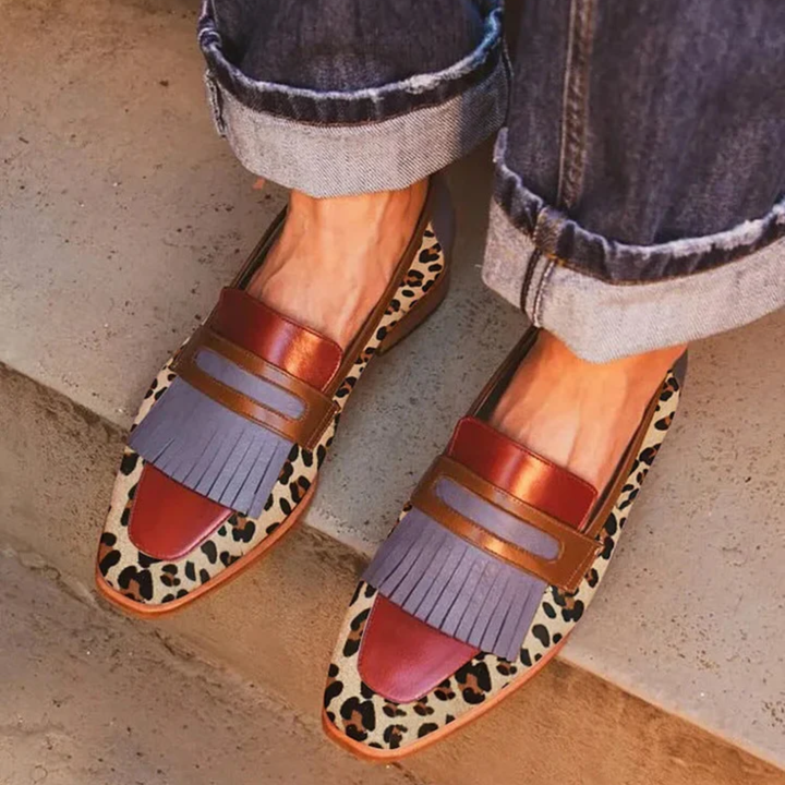 Zelda - Elegant Leopard Loafers