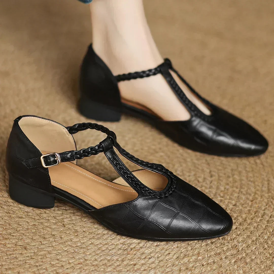 MARIEKE | LEATHER MARY JANES