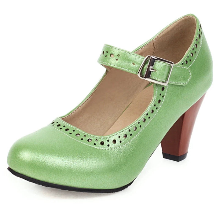 FLEUR | MARY JANES WITH ADJUSTABLE HEEL
