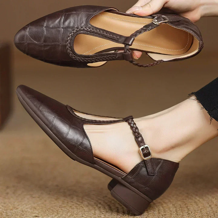 MARIEKE | LEATHER MARY JANES