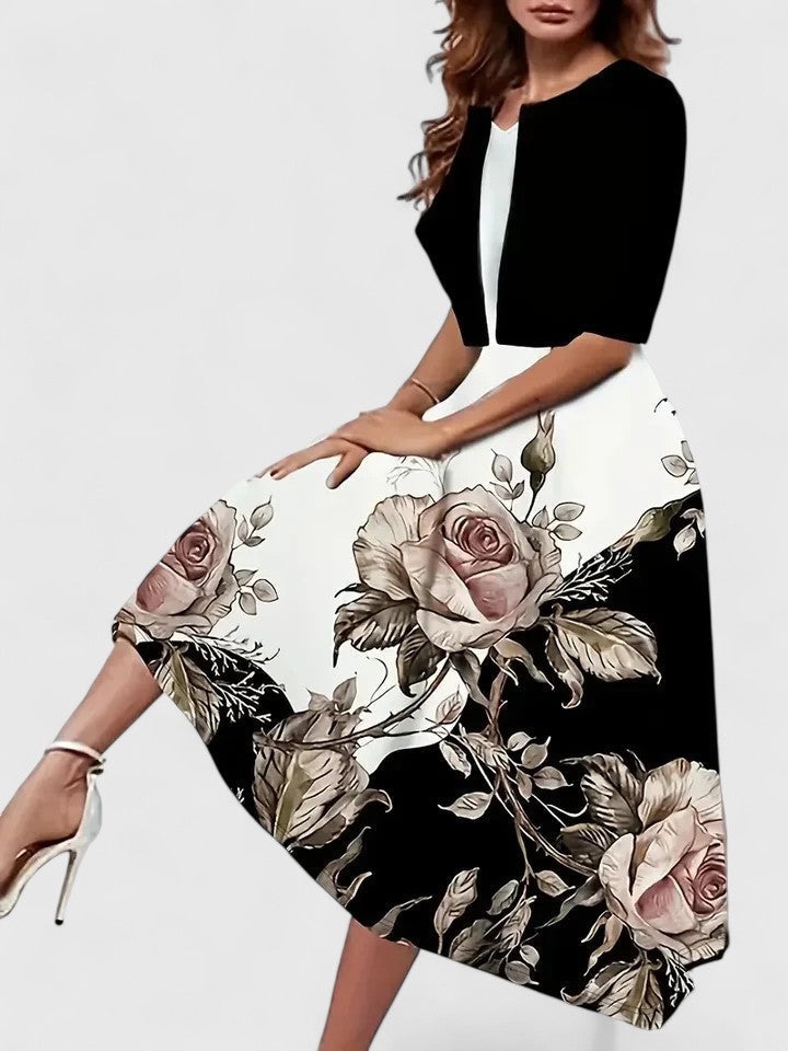 Rosemary | Elegant Midi Dress