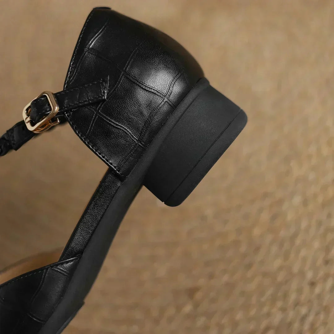 MARIEKE | LEATHER MARY JANES