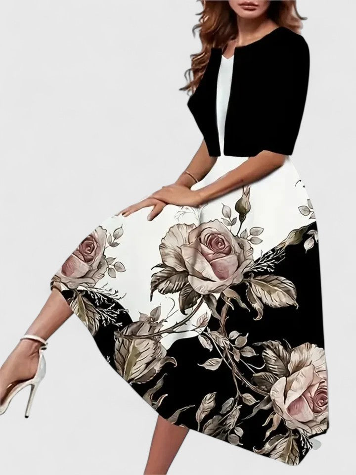 Rosemary | Elegant Midi Dress