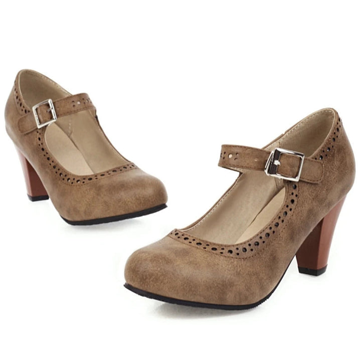 FLEUR | MARY JANES WITH ADJUSTABLE HEEL