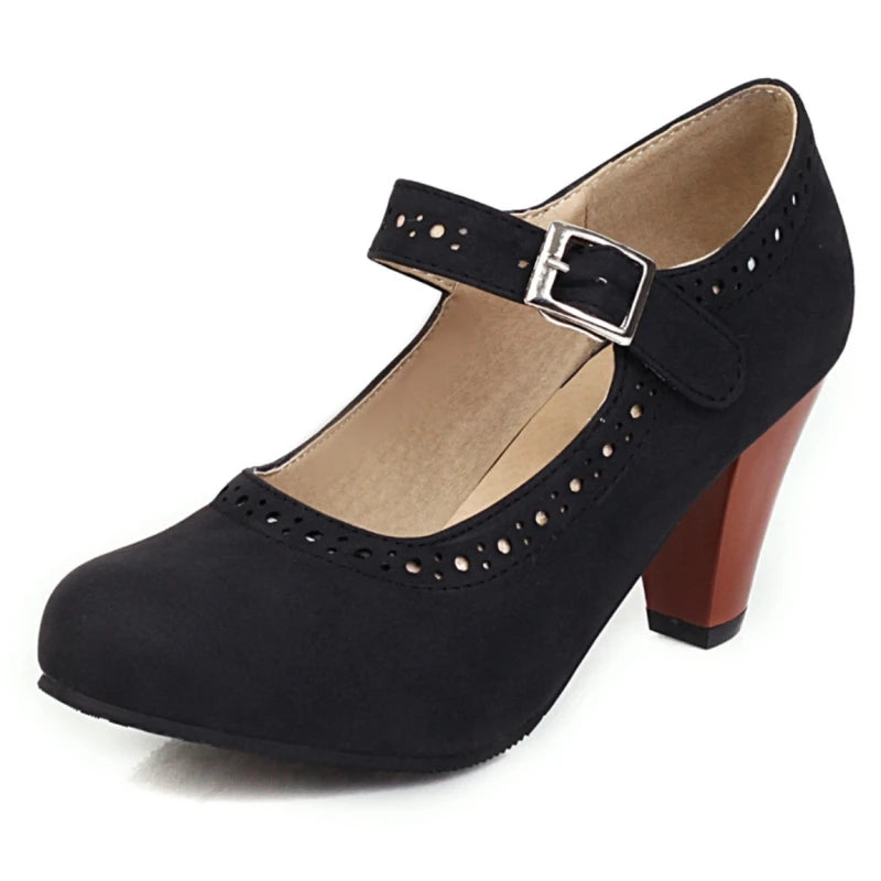 FLEUR | MARY JANES WITH ADJUSTABLE HEEL