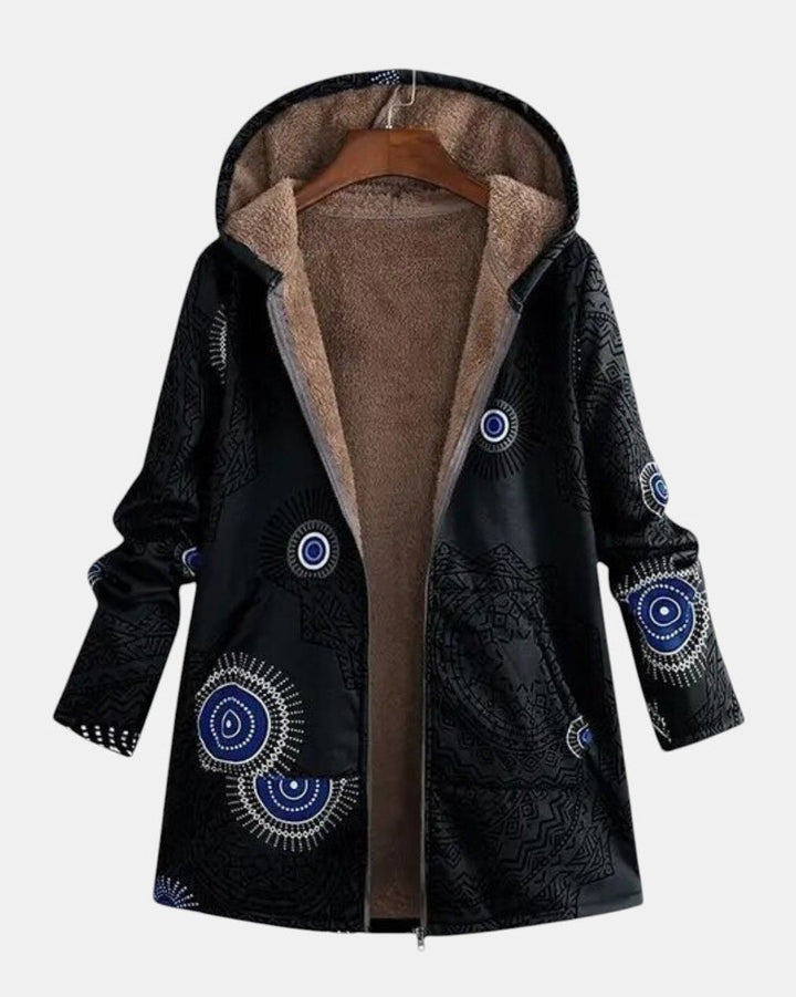 Bregje | Sherpa Jacket with Tribal Pattern