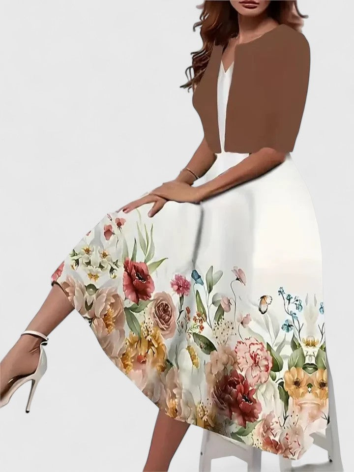 Rosemary | Elegant Midi Dress