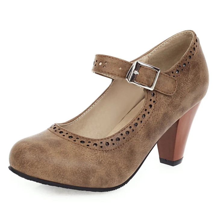 FLEUR | MARY JANES WITH ADJUSTABLE HEEL