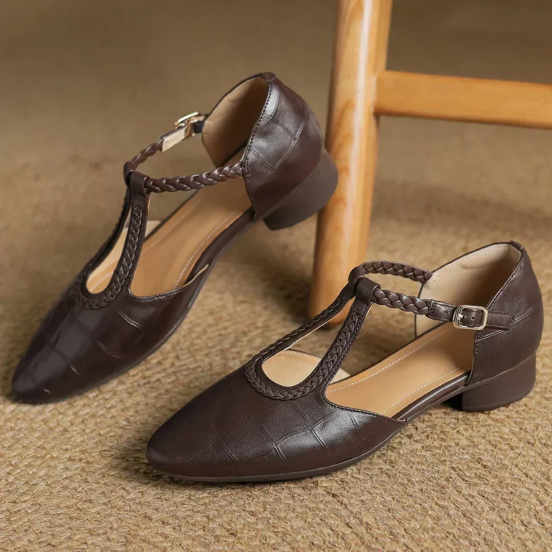 MARIEKE | LEATHER MARY JANES