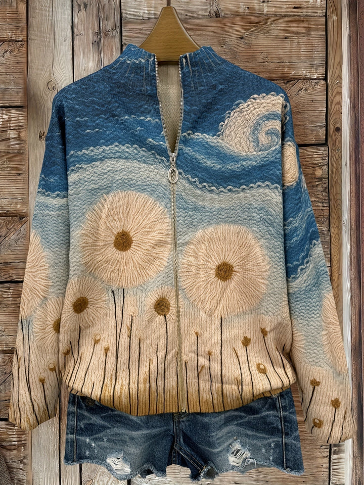 Vincenza™ | Padded Cardigan with Zipper from Dandelion Field