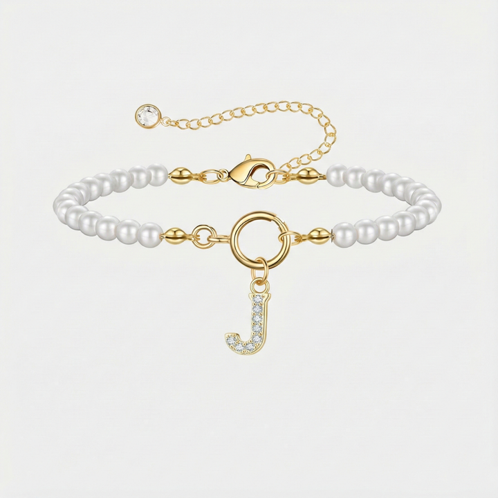 Auden Key Letter Bracelets | Gold