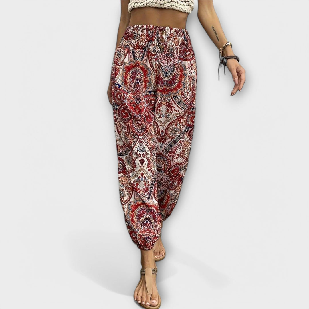 Wanda | Trousers with Ethnic Print