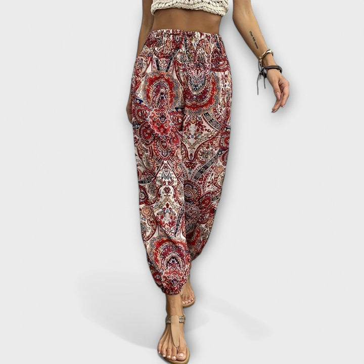 Wanda | Trousers with Ethnic Print