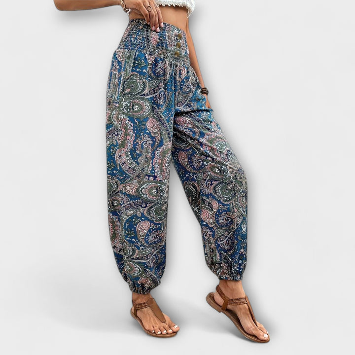 Wanda | Trousers with Ethnic Print