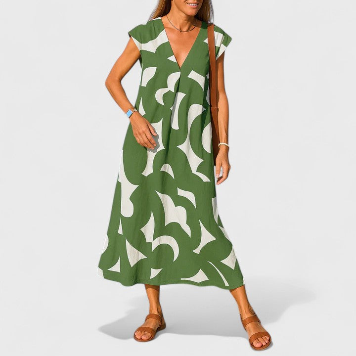 Lotte | V-Neck Floaty Dress
