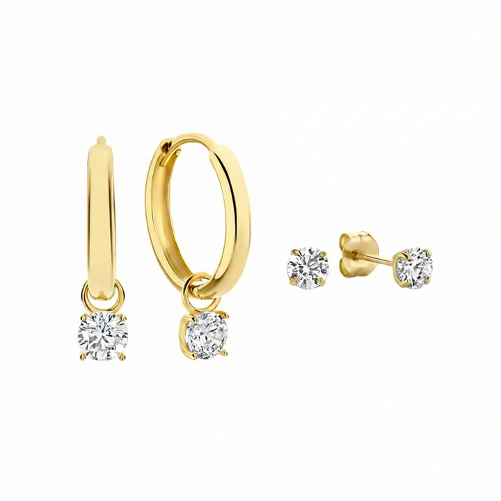 Set of the Earrings Tears of the Moon
