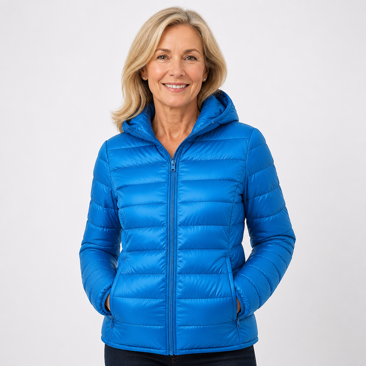 Tess | Transitional Jacket, Sky Blue