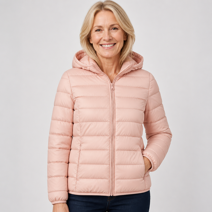 Emma | Mid-Season Jacket, Light Pink