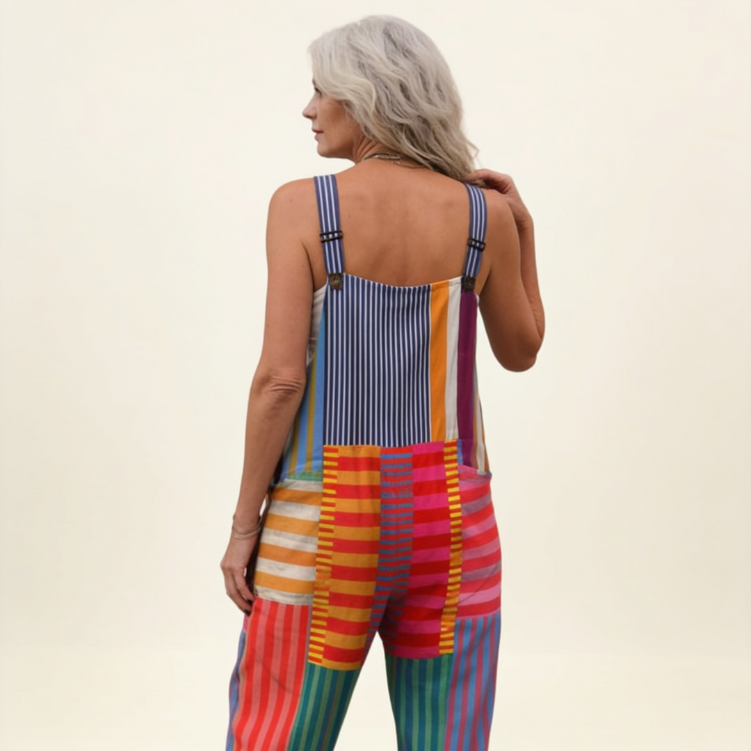 Manon | artistic colourful stripes with light