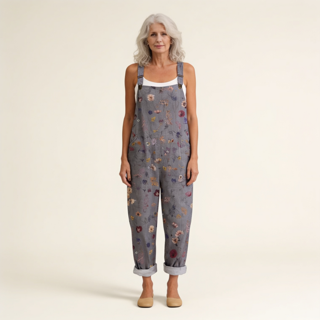 Rebecca | grey bohemian flowers