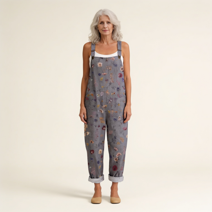 Rebecca | grey bohemian flowers