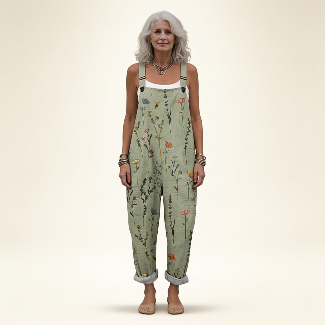 Truus | Sage Flower Dress