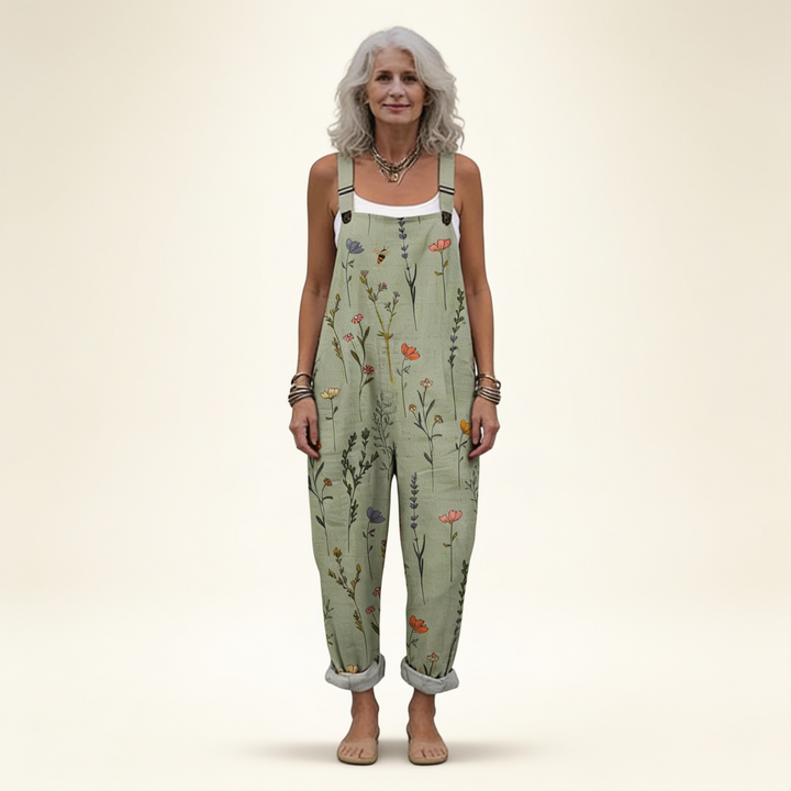 Truus | Sage Flower Dress