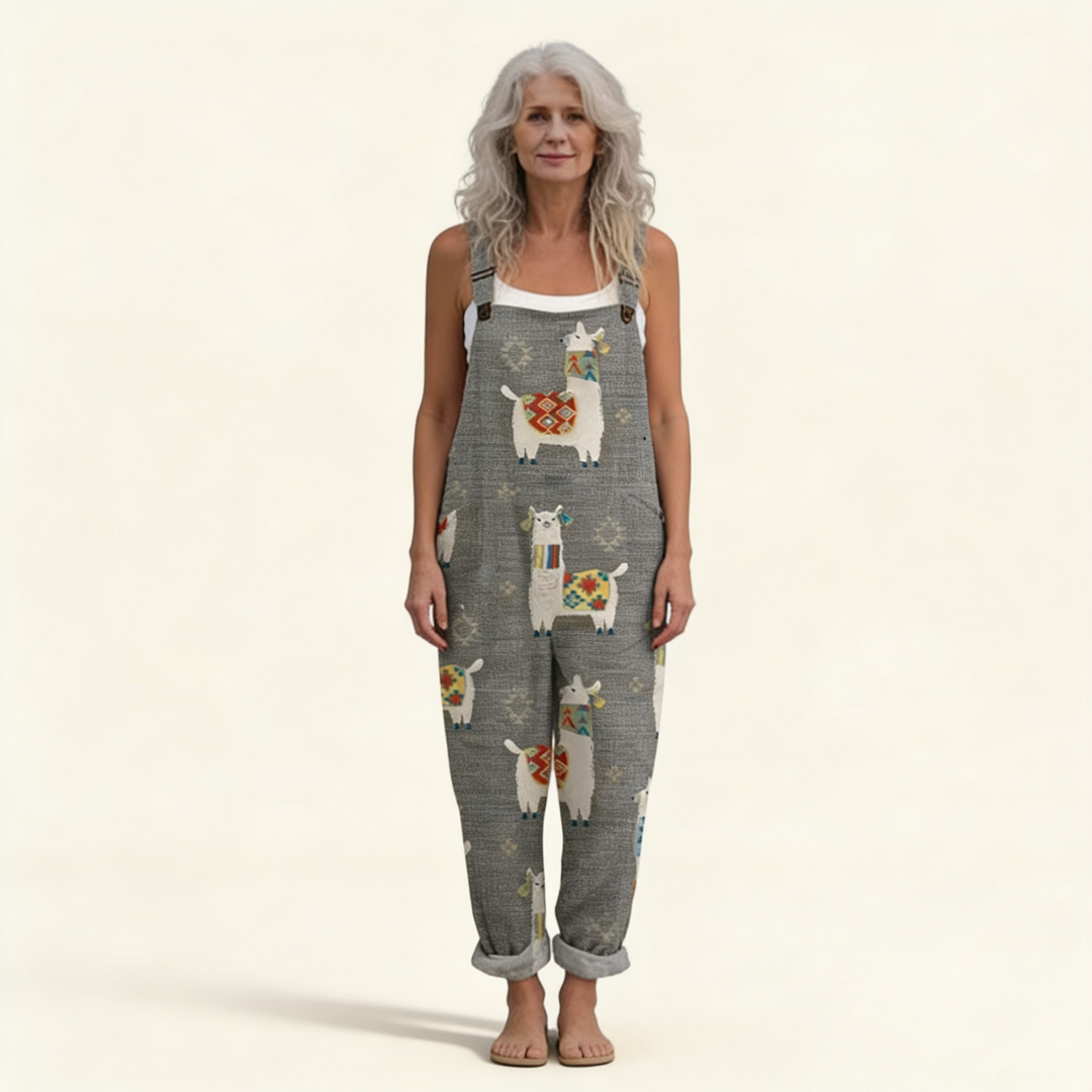 Stone | Grey Bohemian Llamas