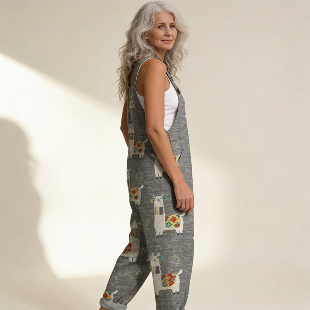 Stone | Grey Bohemian Llamas