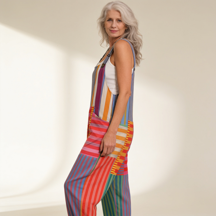Manon | artistic colourful stripes with light