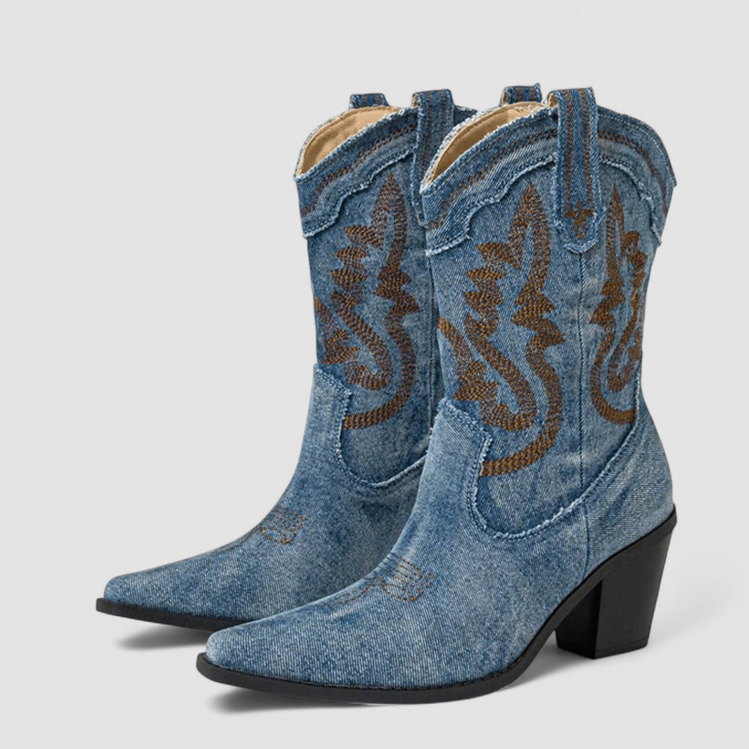Stien | Orthopaedic Denim Ankle Boots