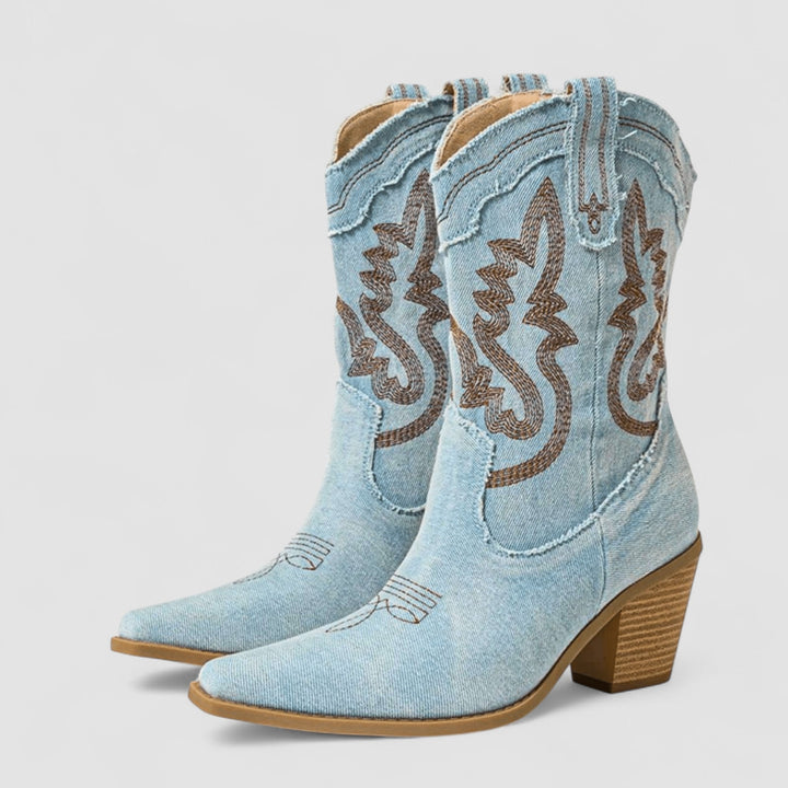 Stien | Orthopaedic Denim Ankle Boots