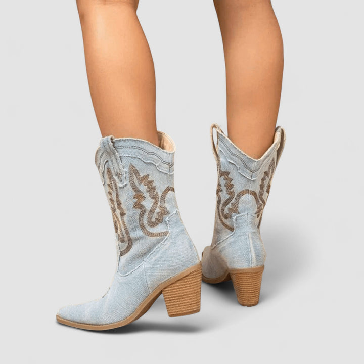 Stien | Orthopaedic Denim Ankle Boots