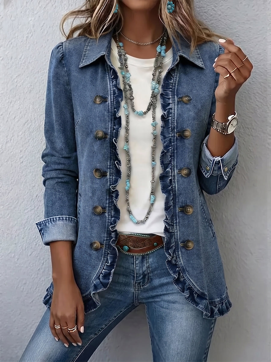 Nicole | Pleated Ruches Jacket