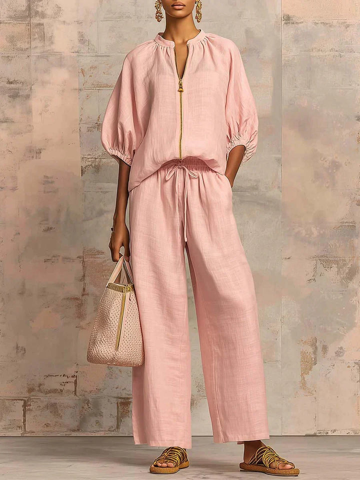 Henrietta | Set of Two: Shirt and Wide Trousers