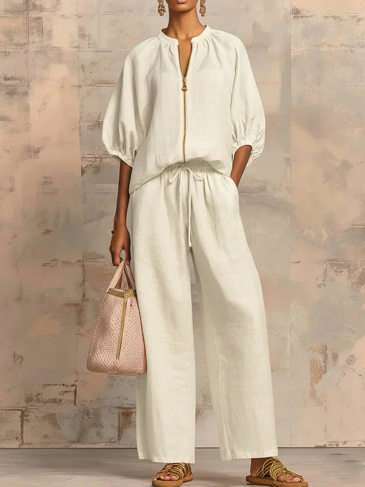 Henrietta | Set of Two: Shirt and Wide Trousers