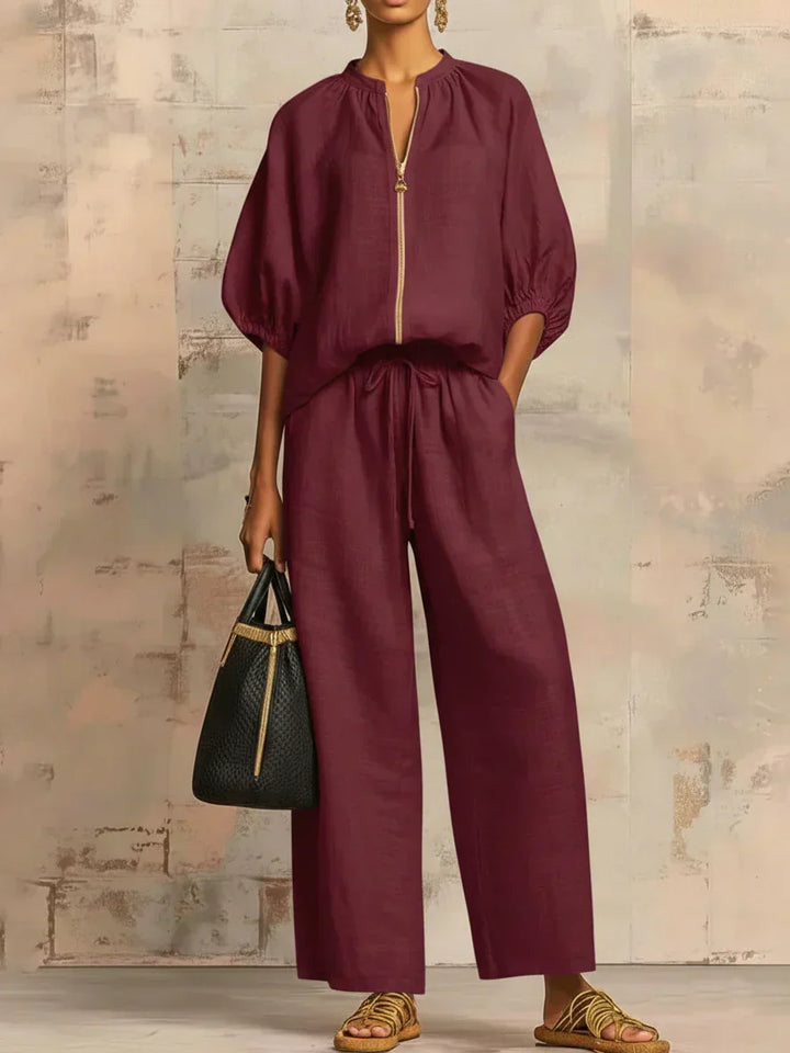 Henrietta | Set of Two: Shirt and Wide Trousers