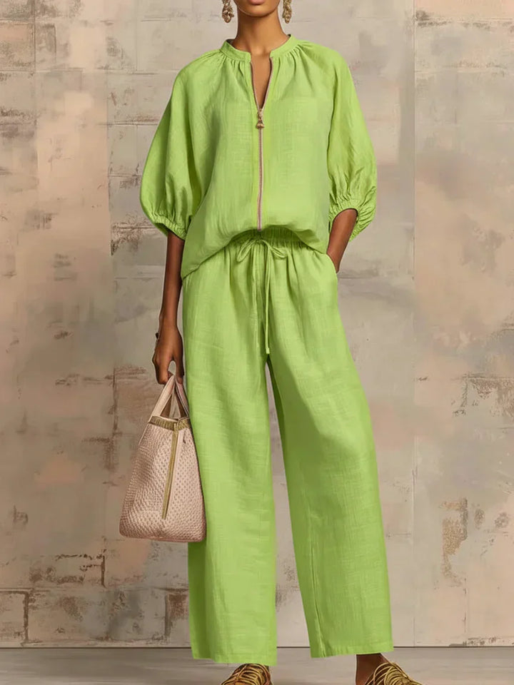 Henrietta | Set of Two: Shirt and Wide Trousers
