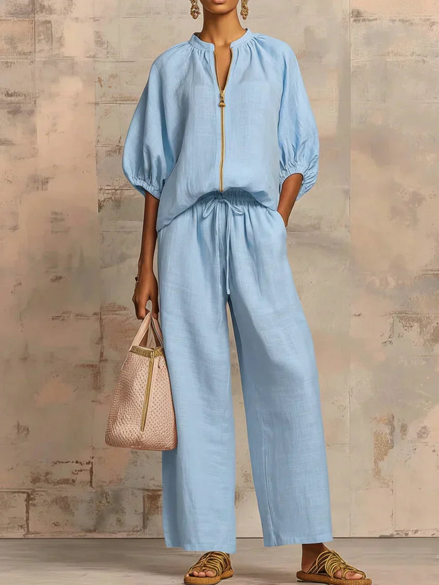 Henrietta | Set of Two: Shirt and Wide Trousers