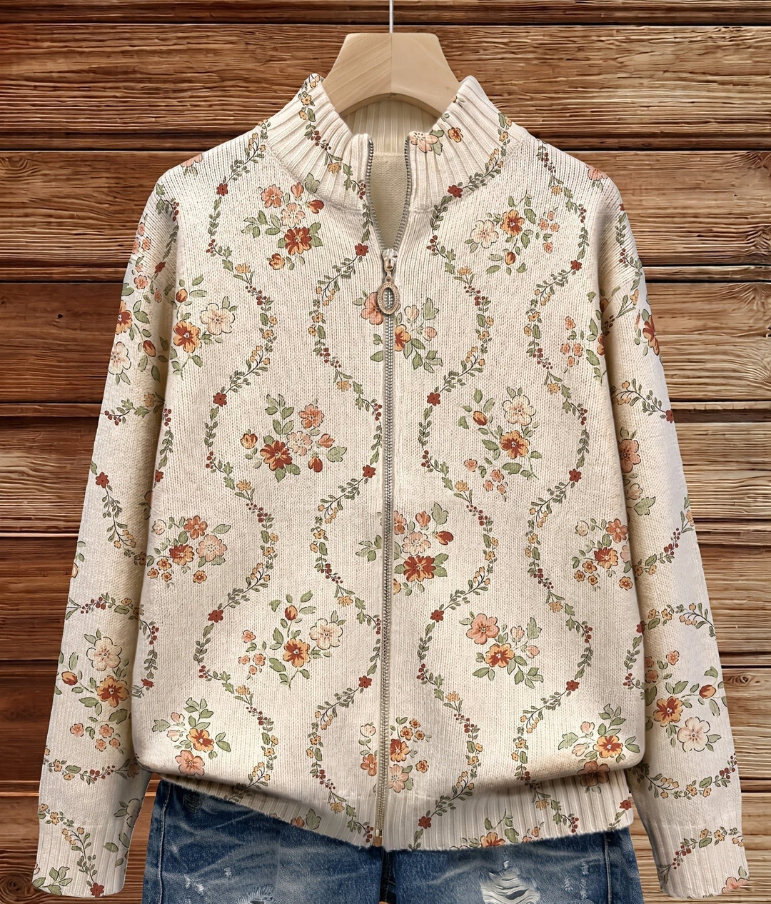 Adriana™ | Cream Print with Delicate Flowers