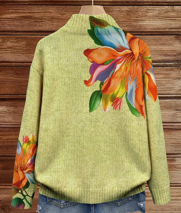 Isabella - Vibrant Tropical Lily Flower Print