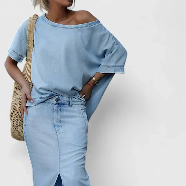 Lydia | Elegant Maxi Skirt Set