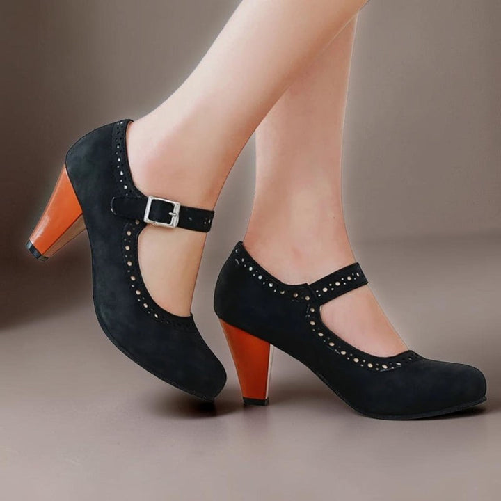 FLEUR | MARY JANES WITH ADJUSTABLE HEEL
