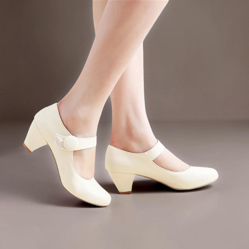 MAAIKE | MARY JANES WITH ADJUSTABLE BLOCK HEEL