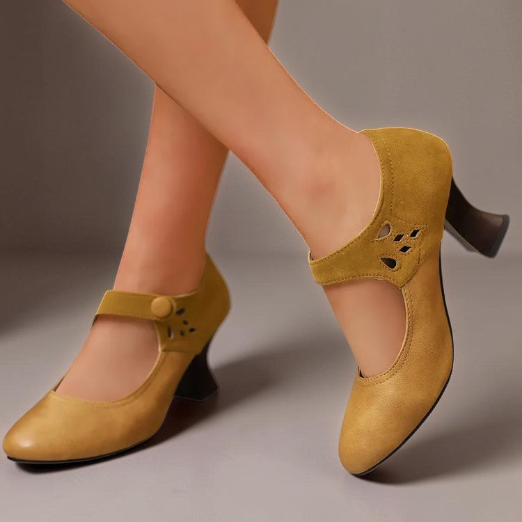 SASKIA | SUEDE ANKLE BOOTS WITH HEEL