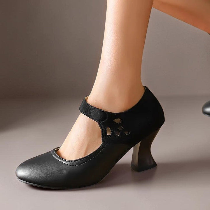 SASKIA | SUEDE ANKLE BOOTS WITH HEEL